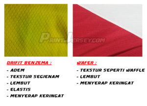 Bahan Jersey Dyfit Benzema Wafer